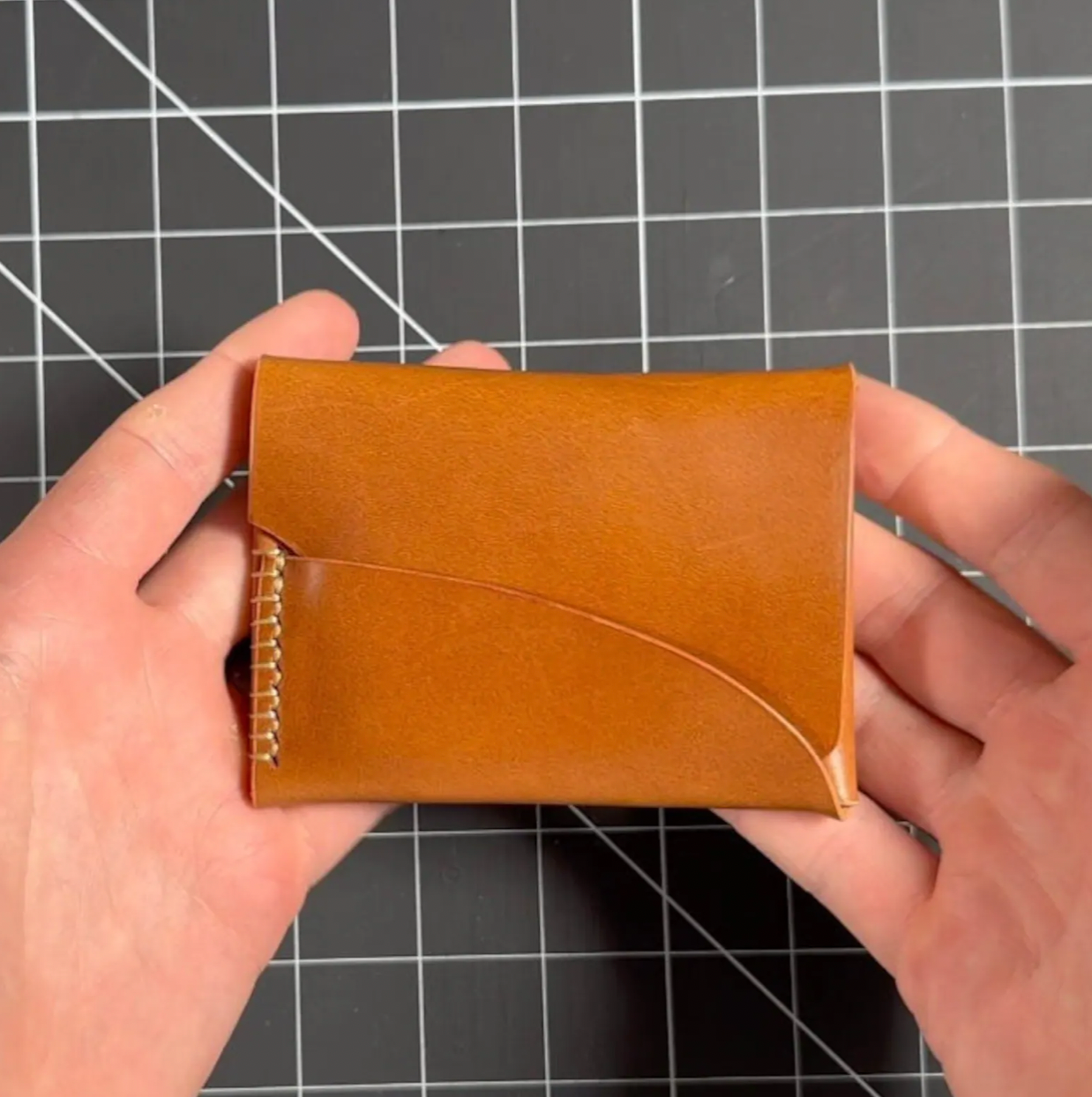 Leather Wallet Pattern PDF | 'The Ship Wallet' | Leather Card Holder | Instant Download | A4 & Letter Size | Instructions